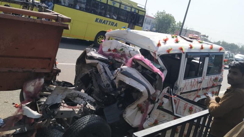 Car accident in Ludhiana