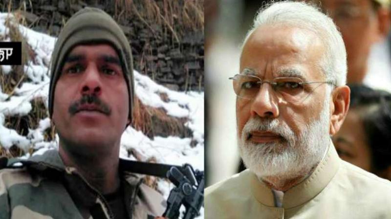 Tej Bahadur and Narendra Modi Tej Bahadur and Narendra Modi