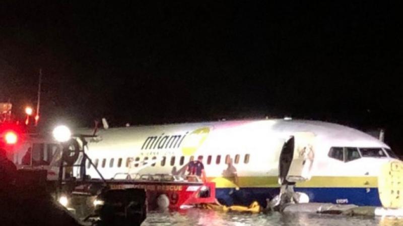 Boeing 737 falls into river in Florida Boeing 737 falls into river in Florida