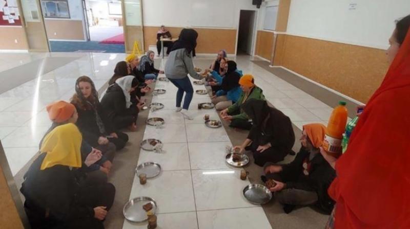 Visitors at the Wellington Gurudwara Sahib