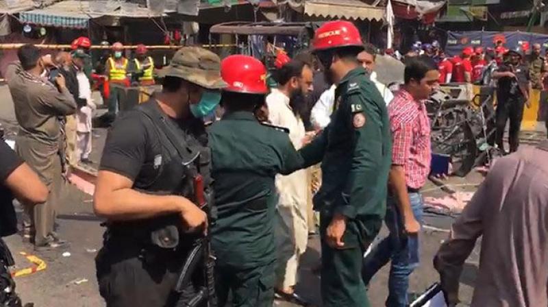 Blast Near Sufi Shrine In Lahore Blast Near Sufi Shrine In Lahore