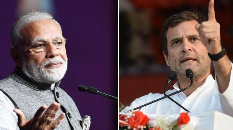 Narendra Modi and Rahul Gandhi