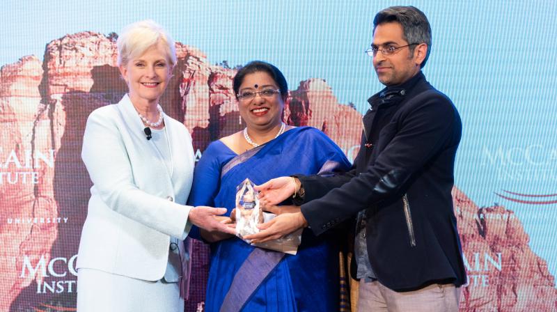 Chhaya Sharma Receives McCain Institute's 2019 Chhaya Sharma Receives McCain Institute's 2019
