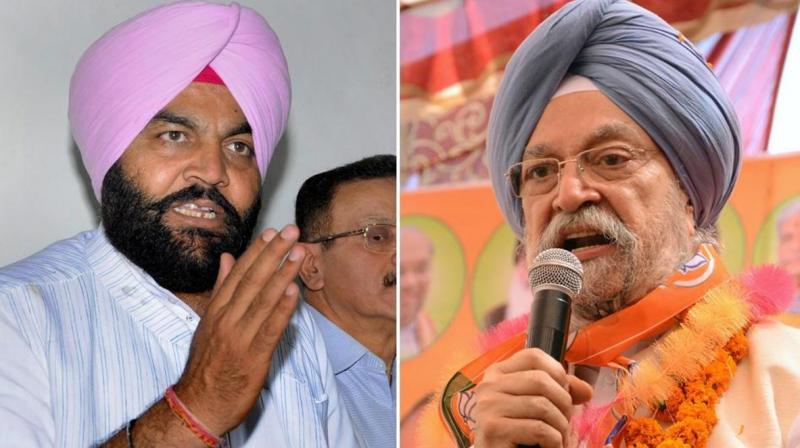 Gurjeet Singh Aujla and Hardeep Singh Puri Gurjeet Singh Aujla and Hardeep Singh Puri