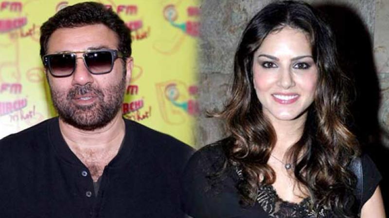 Sunny deol and Sunny Leone Sunny deol and Sunny Leone