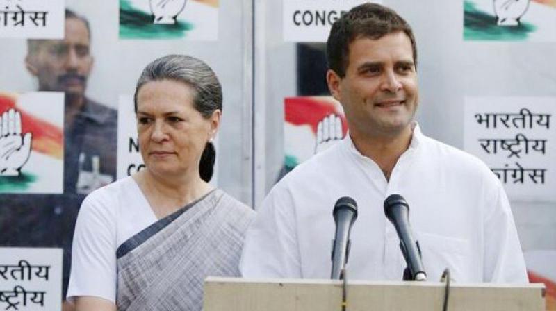 Rahul Gandhi and Sonia Gandhi