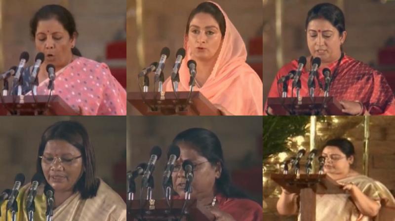 Six women in Modi's ministry