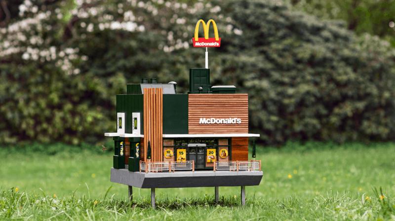 World's smallest restaurant for bees World's smallest restaurant for bees