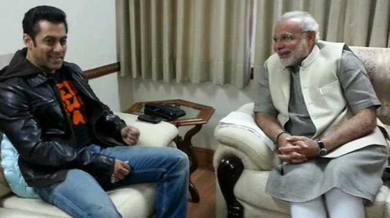 Salman Khan Congratulates PM Modi Salman Khan Congratulates PM Modi