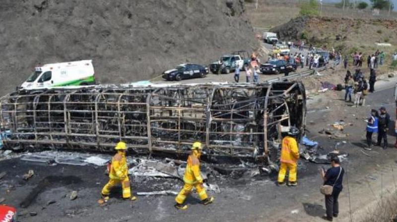 Oman-Dubai bus accident Oman-Dubai bus accident