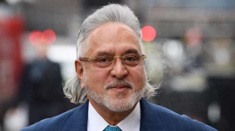 Vijay Mallya arrives at the oval cricket ground to watch Ind vs Aus match