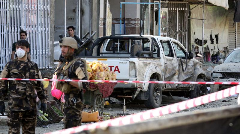 Suicide bomber attack in Afghanistan