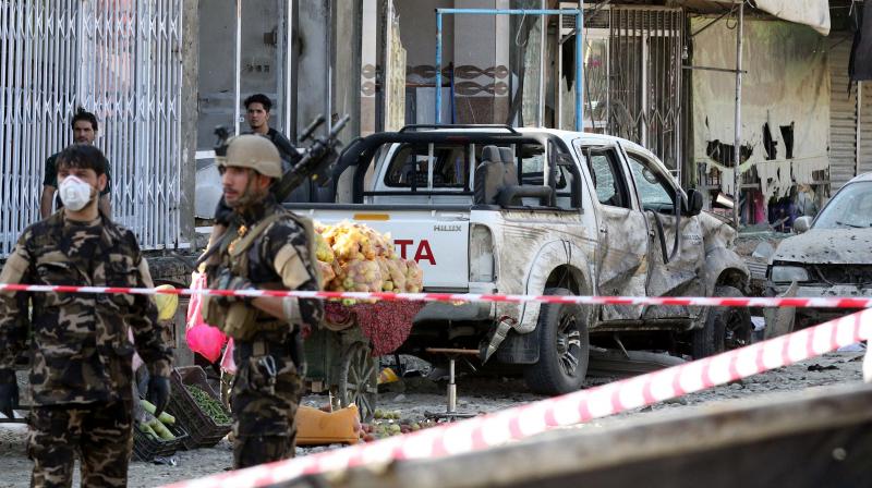 Suicide bomber attack in Afghanistan Suicide bomber attack in Afghanistan