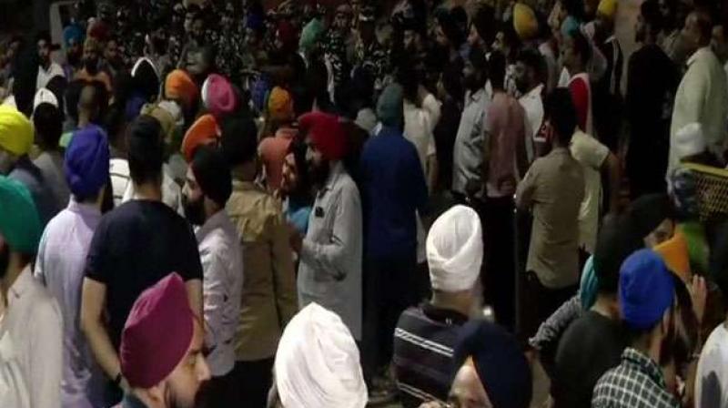 Protest By Sikhs