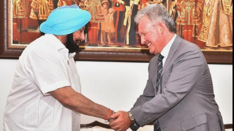 Captain Amarinder Assures UK Envoy of full support for Indian Origin people in UK to who visit Punjab during 550th Parkash Purb Celebrations