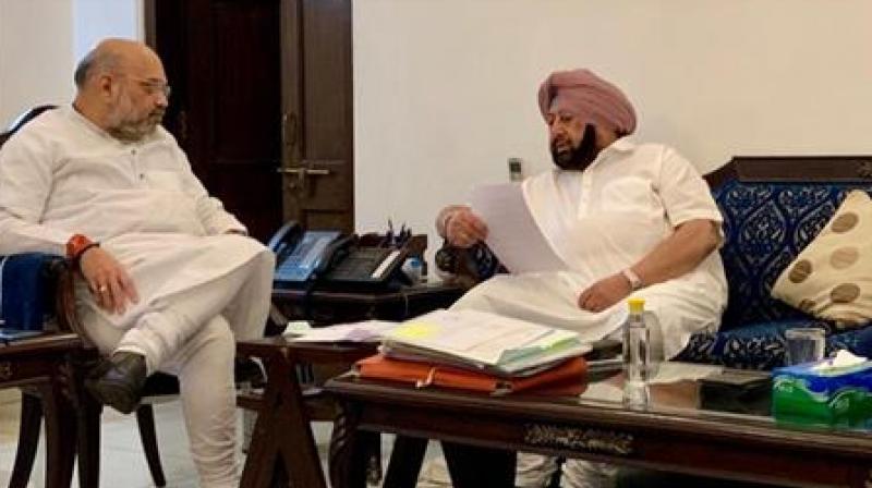 Amarinder Singh met Amit Shah Amarinder Singh met Amit Shah