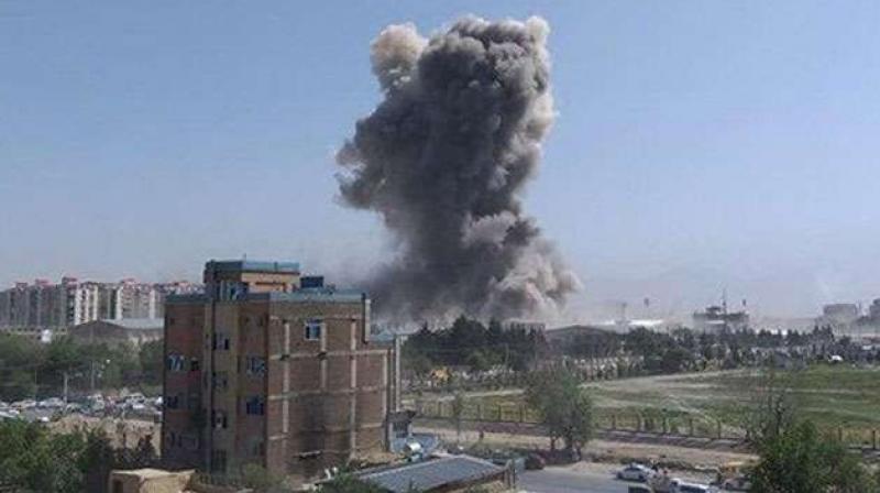 Explosion near the american embassy in Kabul Explosion near the american embassy in Kabul