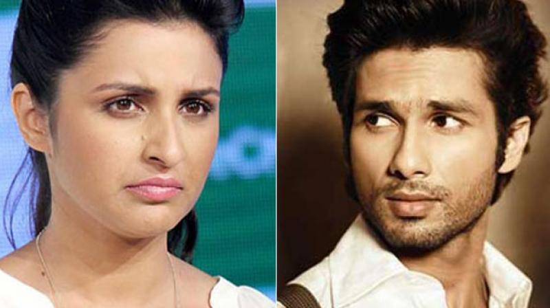 Parineeti Chopra and Shahid Kapoor Parineeti Chopra and Shahid Kapoor