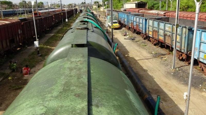 Special water train from Vellore to Chennai