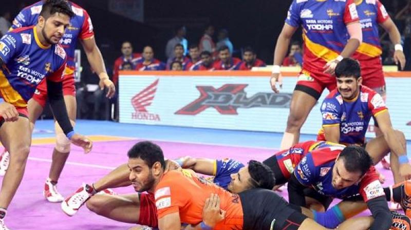 UP Yodha team defeated U Mumba UP Yodha team defeated U Mumba