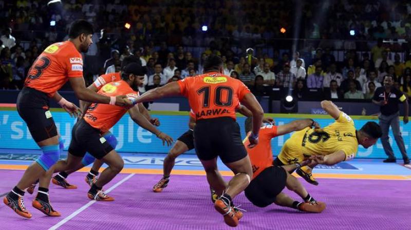 Telugu Titans vs UP Yoddha Telugu Titans vs UP Yoddha