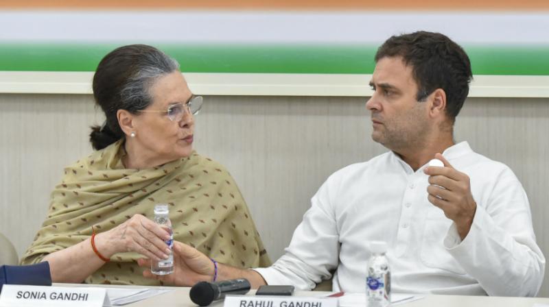 Sonia Gandhi and Rahul Gandhi