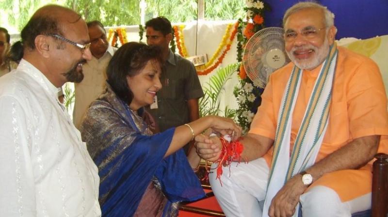 PM Modi’s rakhi sister