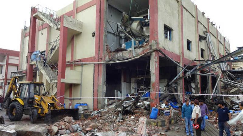 Blast at Dera Bassi factory Blast at Dera Bassi factory
