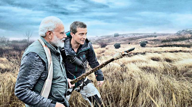 Bear Grylls and PM Modi Bear Grylls and PM Modi