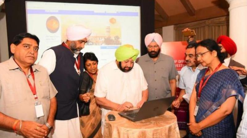 Amarinder launches website, mobile app for 550th birth anniversary of Guru Nanak Dev