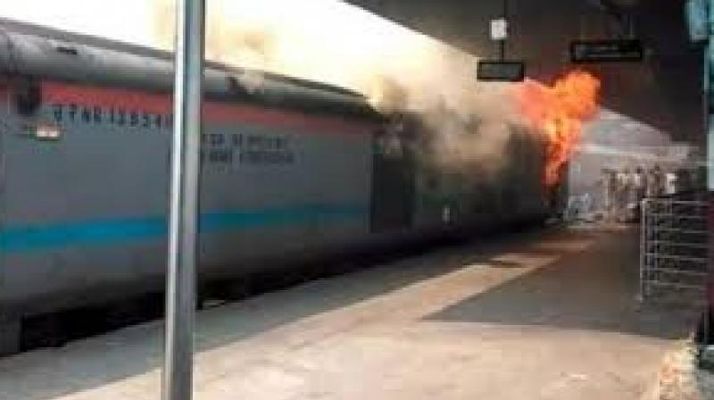 Fire breaks out in Chandigarh-Kochuveli Express 