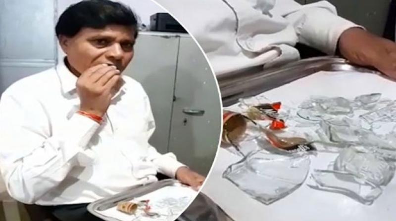 MP lawyer eating glass for last 45 years