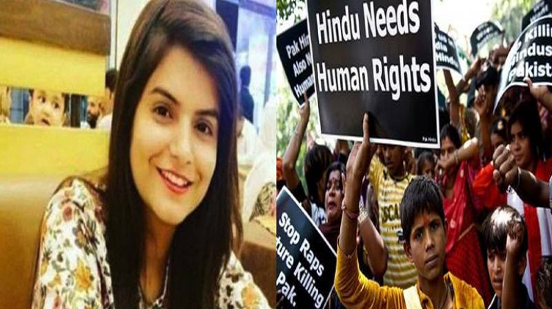 Protest held in Karachi against murder of Hindu girl in pak
