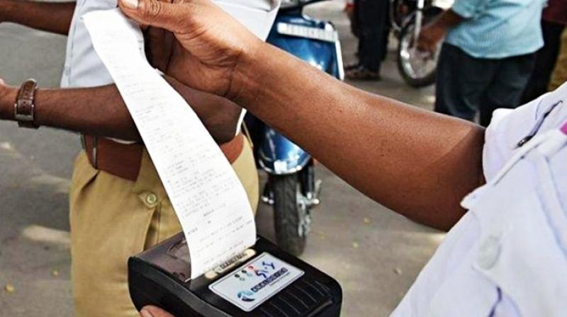 Chandigarh biker finds 189 challans pending against him