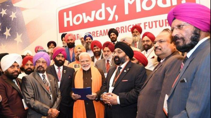 US Sikhs meet PM Modi US Sikhs meet PM Modi