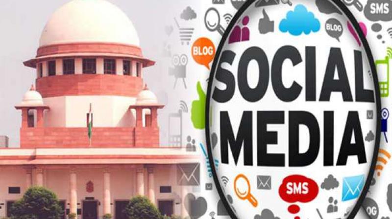 Supreme Court says Centre should frame guidelines to deal with social media misuse Supreme Court says Centre should frame guidelines to deal with social media misuse