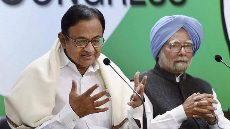 Dr Manmohan Singh and P Chidambaram