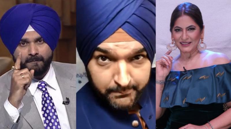 Kapil Sharma transforms into Navjot Singh Sidhu Kapil Sharma transforms into Navjot Singh Sidhu