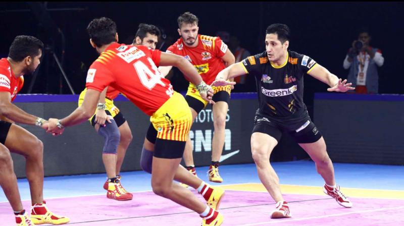 Telugu Titans vs Gujarat Fortunegiants