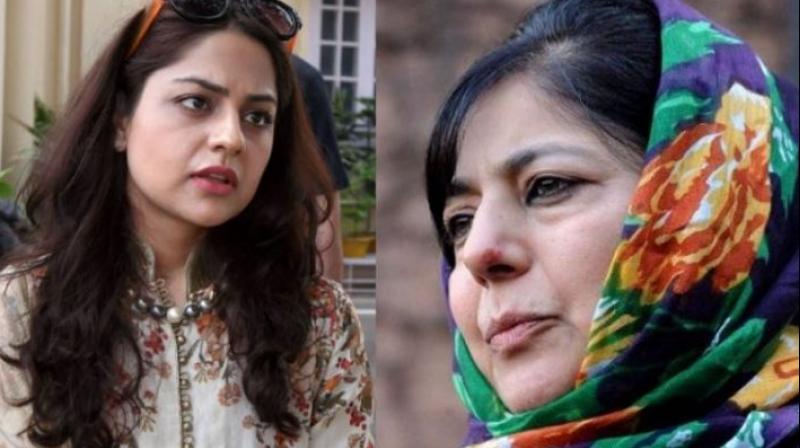 Iltija Mufti and mehbooba Mufti