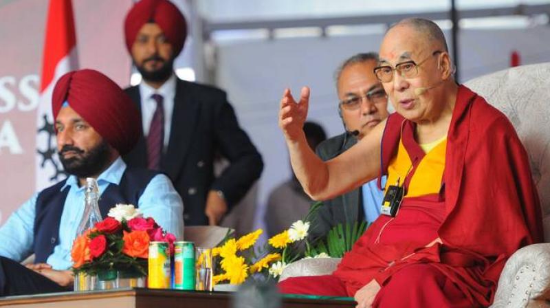 Dalai Lama at Chandigarh University Dalai Lama at Chandigarh University