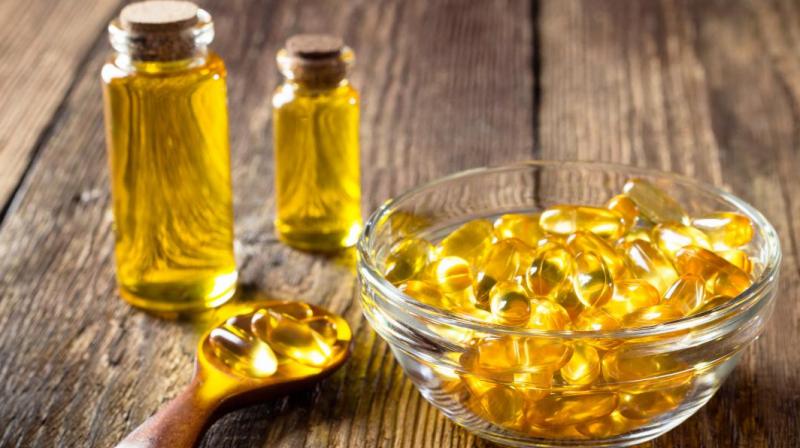 Fish oil capsules