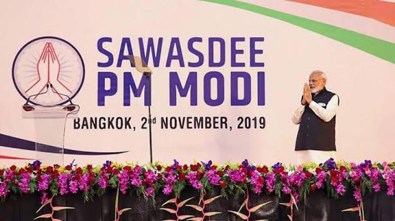 PM Modi arrives in Bangkok on three-day visit PM Modi arrives in Bangkok on three-day visit