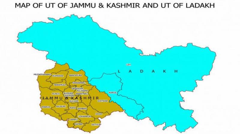 Govt releases new map, PoK’s Muzaffarabad in UT of J&K Govt releases new map, PoK’s Muzaffarabad in UT of J&K