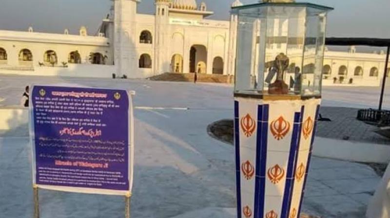 Pakistan displays ‘Indian bomb’ at Darbar Sahib in Kartarpur