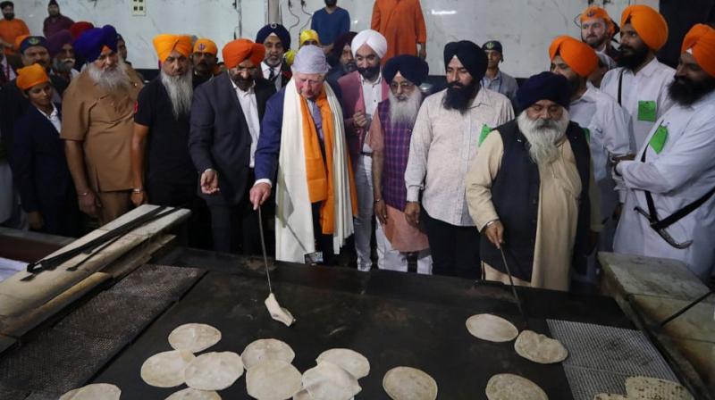 Prince Charles visits Gurudwara Bangla Sahib