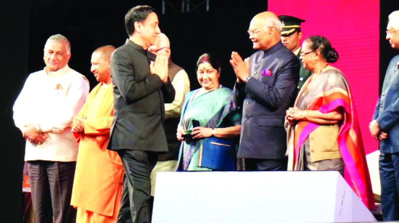 Bhavdeep Singh Dhillon is honored with 'Pravasi Bharatiya Samman' Bhavdeep Singh Dhillon is honored with 'Pravasi Bharatiya Samman'