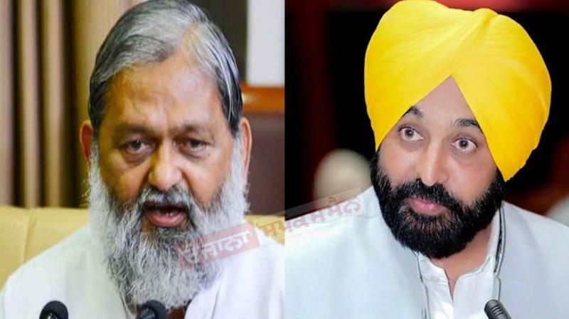 Anil Vij and Bhagwant Mann Anil Vij and Bhagwant Mann