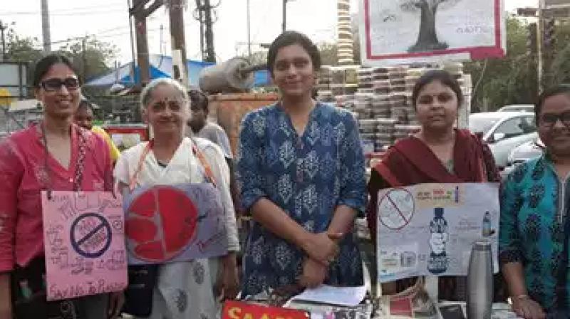 Women who came forward to stop polythene use Women who came forward to stop polythene use