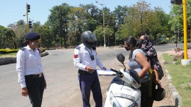 Chandigarh Police will now face heavy fines for violating traffic rules Chandigarh Police will now face heavy fines for violating traffic rules